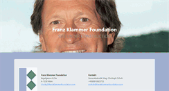 Desktop Screenshot of franzklammerfoundation.com