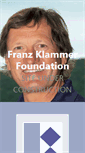 Mobile Screenshot of franzklammerfoundation.com