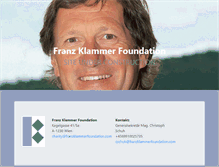 Tablet Screenshot of franzklammerfoundation.com